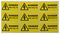 LDV44SA - Danger 440 Volts Labels, Pack of 18