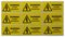 LDWIESA - Warning Isolate Elsewhere Labels, Pack of 18