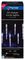 LV081336W - 24 Chaser Icicle Christmas Lights, White, 6.9m