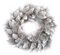 TW187172 - 50cm Silver Tip Christmas Wreath