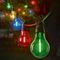 LV191200M - Connectable Round LED Festoon Lights, 10 Multicolour Bulbs