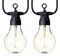 LV191200WW - Connectable Round LED Festoon Lights, 10 Warm White Bulbs