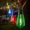 LV191201M - Connectable Drop LED Festoon Lights, 10 Multicolour Bulbs