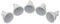 757871 - 4W LED GU10 Bulbs, 350lm, 3000K, Pack of 5