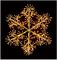 LV183193G - 60cm Gold Starbust with 300 Warm White LEDs