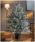TR300PFL - Flocked Lapland Potted Christmas Tree, 90cm