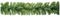 TG149289 - 2.7m Plain Green Christmas Garland