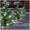 LV168417W - 6pc White LED Christmas Tree Path Lights, 40cm