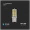 VT-204 21248 - 3W LED Capsule Bulb, G9, 6500K, 330lm, Non-Dimmable