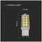 VT-204 21248 - 3W LED Capsule Bulb, G9, 6500K, 330lm, Non-Dimmable