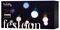 TWF020GOP-BUK - 20 Gold & Silver LED Festoon Lights, 10m, Black Cable