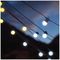 TWF040GOP-BUK - 40 Gold & Silver LED Festoon Lights, 20m, Black Cable