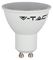 VT-2095 217271 - 4.5W LED GU10 Bulb, 6500K, 400lm, Pack of 3