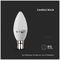 VT-299 21860 - 4.5W LED Candle Bulb, B15, 3000K, 470lm