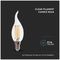 VT-1997 214430 - 4W LED Filament Candle Flame Bulb, E14, 6500K, 400lm