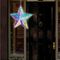 LB231156 - 30cm Battery Operated Iridescent Dream Star Hanging Decoration with 100 White LEDs