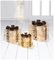 LV201376S - Silver & Black Parcels with 40 Warm White LEDs, 3 Piece