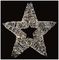 LV231503S - 45cm Silver Christmas Star with 750 White LEDs