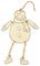 AC111794 - 20cm Colour Your Own Christmas Hanging Decorations with Dangly Legs - Various Designs