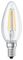 4099854065590 - 4.2W LED Filament Candle Bulb, E14, 2700K, 470lm, Dimmable
