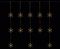 LV201152WW - Warm White Pin Wire 390 LED 1.2m Curtain, Snowflake Pattern