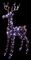 LV243226 - 1m Lit Rattan Stag with Colour Switch