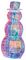 LV236185 - 91cm Iridescent Dream Snowman with 400 White LEDs