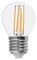 VT-2386 - 6W LED Filament Golf Ball Bulb, E27, 2700K, 800lm, Non-Dimmable