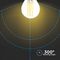 VT-2386 - 6W LED Filament Golf Ball Bulb, E27, 2700K, 800lm, Non-Dimmable