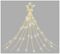 XH10016 - 1.5m Warm White LED Waterfall 2D Christmas Tree with Timer