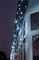 EC10067 - 120 LED Connectable Twinkle Icicle Lights with Black Cable, Cool White, 5m