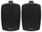 BH4-B - Outdoor Background Speakers, 4", 30W, Black, IP44, Pair