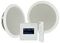 WA-215-SET - 2x 15W In-Wall Amplifier USB/SD/FM/BT with Speakers and IR Remote
