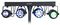 DJLIGHT60 - LED Powerbar RGBW Set 2xPar/2xMoonflower with Stand & IR Remote