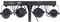 DJLIGHT60 - LED Powerbar RGBW Set 2xPar/2xMoonflower with Stand & IR Remote