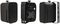 02-0050-B11 - 15W 3" Wall Speaker 8 Ohm/100V with Bracket, Black