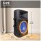GSP-L2200PK - Bluetooth Speaker with Party Lights, Microphone & Speaker Stand, 15", 2.2kW