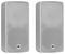 ODP-206TW - Pair of 6" Installation Wall Speakers, IP65, 100V, 80W RMS, White