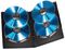 0051186 - Quad Box DVD Jewel Cases Black 5 Pack