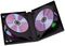 00049685 - 6 Box DVD Jewel Cases Black 3 Pack