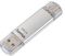 00181075 - C-Laeta USB-A & USB-C Flash Drive, 256GB