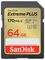 SDSDXW2-064G-GNCIN - 64GB Extreme PLUS SDXC Memory Card UHS-I U3 V30 Class 10, 170MB/s Read