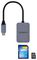 INCRSDMSD3-0-UHSII-CW - USB-C Dual Slot SD / MicroSD Card Reader