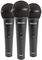 DM800KIT - 3x Dynamic Cardioid Vocal Microphones Pack