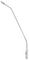 STILE 550S-WH - Cardioid Condenser Gooseneck Microphone XLR, 55cm, White