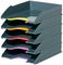 770557 - A4 Varicolor Stackable Letter Trays - Set of 5