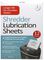 SHLS12 - Shredder Lubrication Sheets, 12 Pack