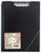 ECO105 - A5 50% Recycled Clipboard Folder, Black/Clear