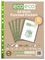 ECO148 - A4 100% Recycled Premier Reinforced Green Multi Punched Pockets, 50 Pack