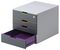 760627 - VARICOLOR Four Drawer Lockable Desktop Box